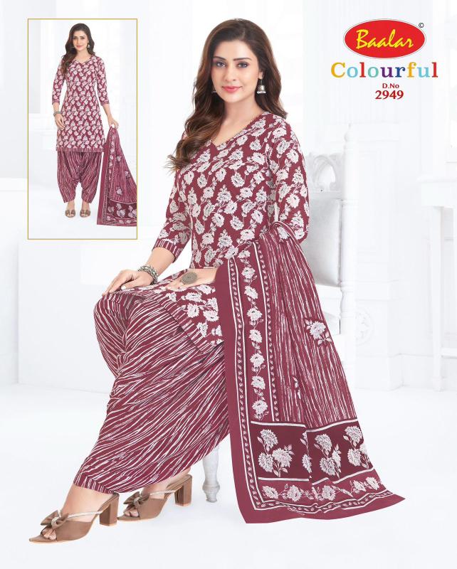Baalar colourful vol-29 kalamkari dress material wholesale bangalore